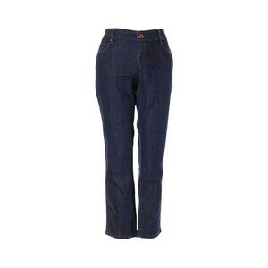 LOFT Modern Crop Dark Wash Jeans Stretch Mid Rise Ankle Length Size 28/6